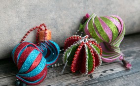 palline albero fai da te