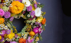 fiori ghirlanda fai da te