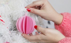 Tutorial: Palline di carta per il vostro albero di Natale! 