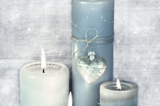 candele-blu-neve-decorazione