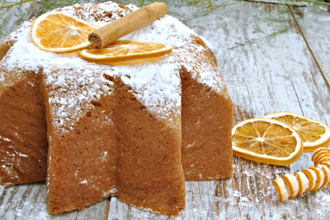 panettone arancia feste pan di spagna