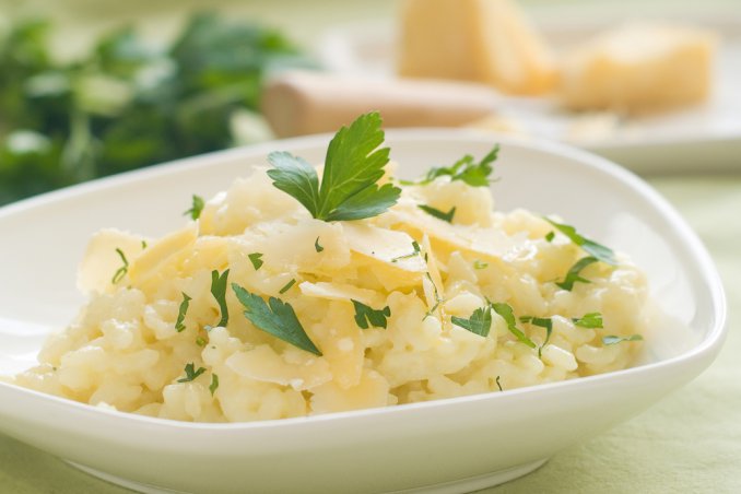 risotto formaggio provola spumante carnaroli vino pepe