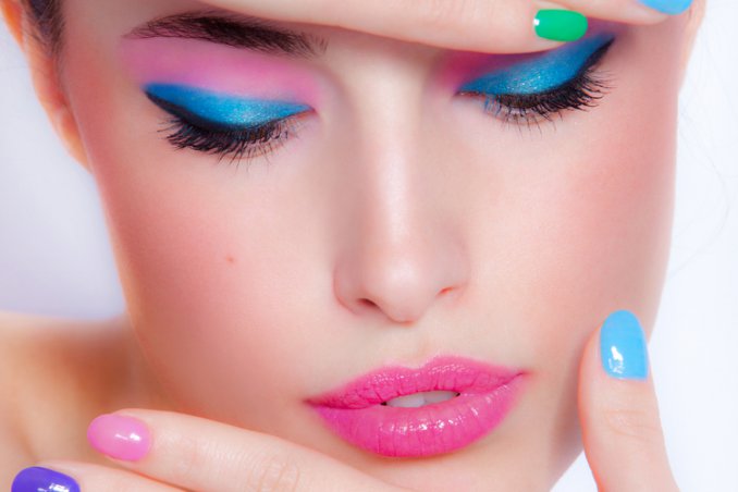 make up, estate, colori