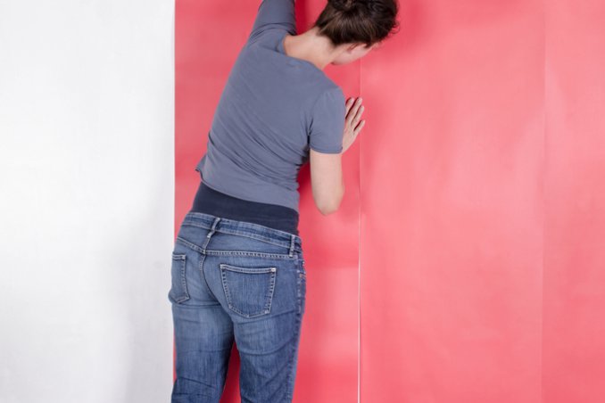 carta colla pareti parati pennello incollare bricolage 