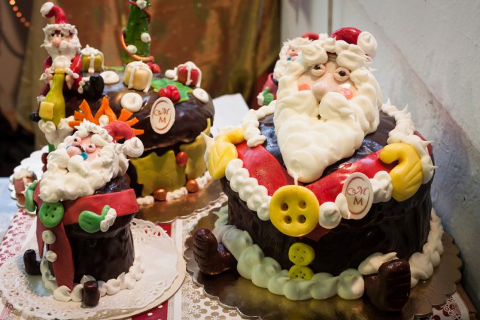 panettone babbo natale cake design gelato feste 