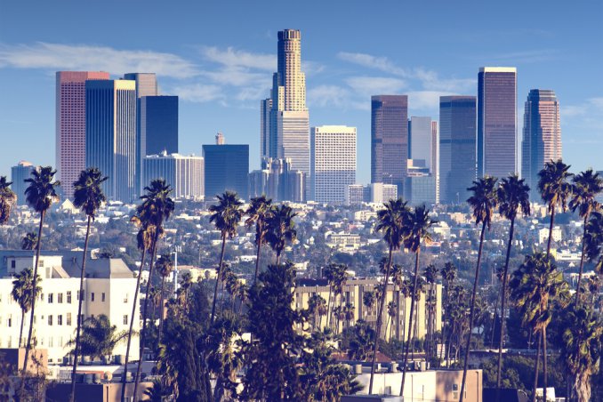 Los Angeles veduta grattacieli Stati Uniti
