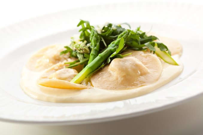ravioli verdura fontina valdostana fonduta