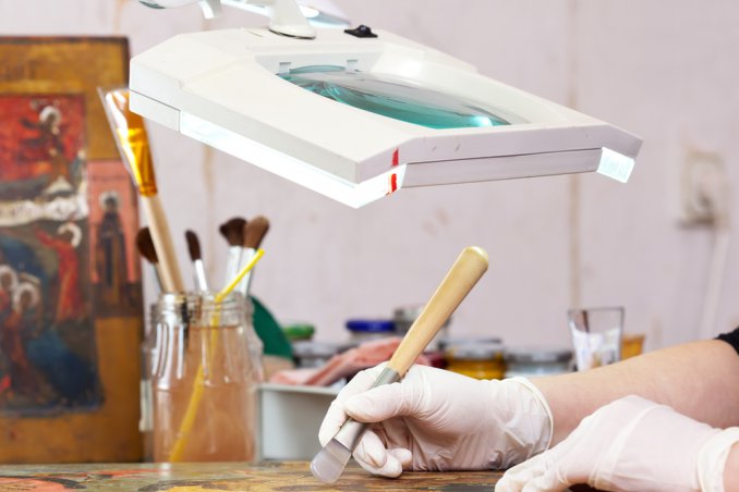 pittura craquelet vintage decorazione