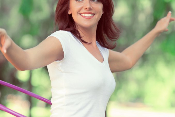 hulahoop cerchio fitness addominali star