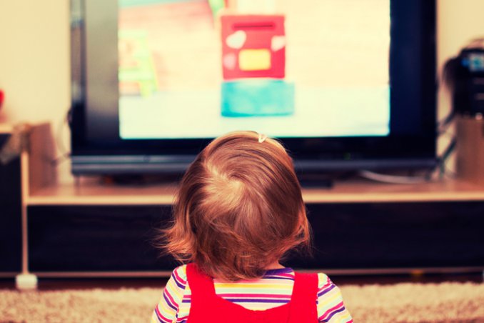 giovani, bambini, televisione
