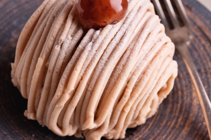 mont blanc semplice panna castagne