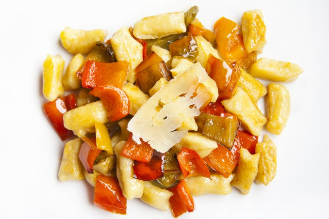 gnocchetti peperoni verdure