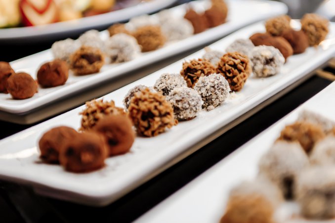 tartufi ricotta nocciole cioccolato
