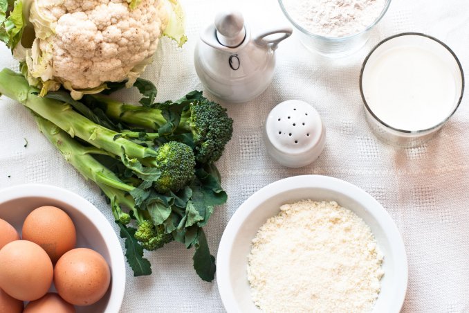 Plumcake di cavolfiore e broccoli