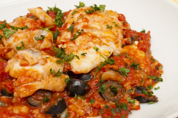 baccalà napoletana pomodoro olive