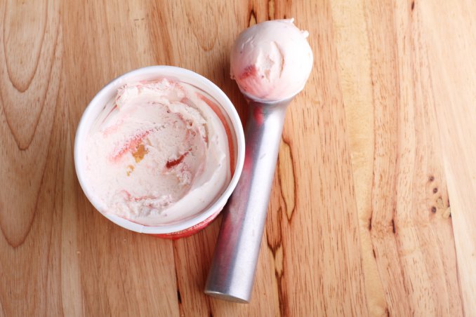 gelato coppa limone fragola pompelmo