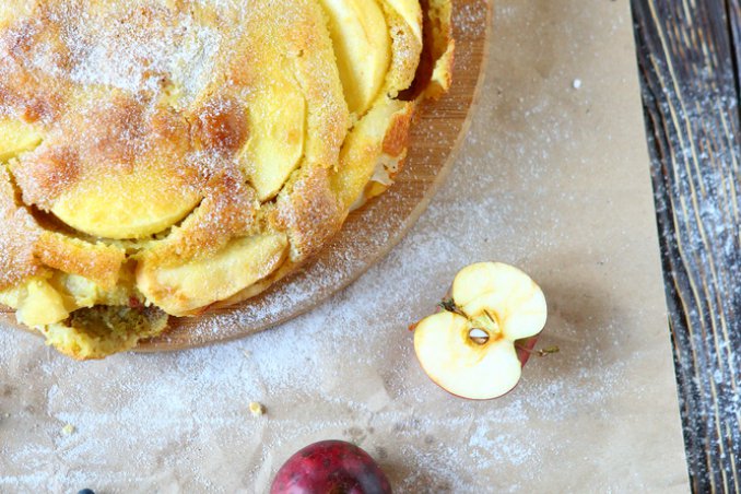 torta mele leggera brandy