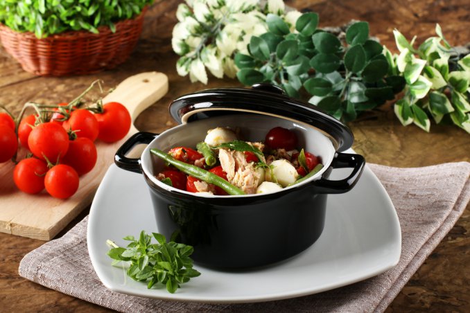pasta insalata tonno pomodorini fagiolini