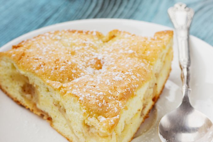 torta mele latte