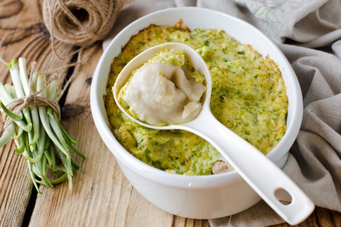 tortellini soufflé besciamella uovo spinaci