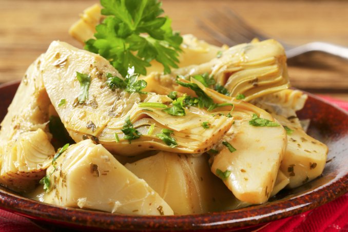 carciofi trifolati olio prezzemolo
