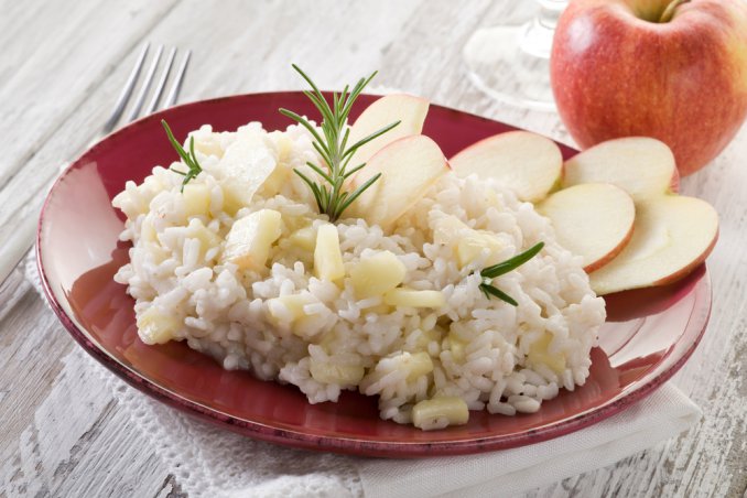 risotto mele stracchino