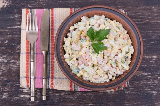 insalata russa pollo patate carote maionese olive