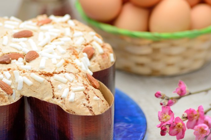 colomba farcita crema frutta banana pera fragole
