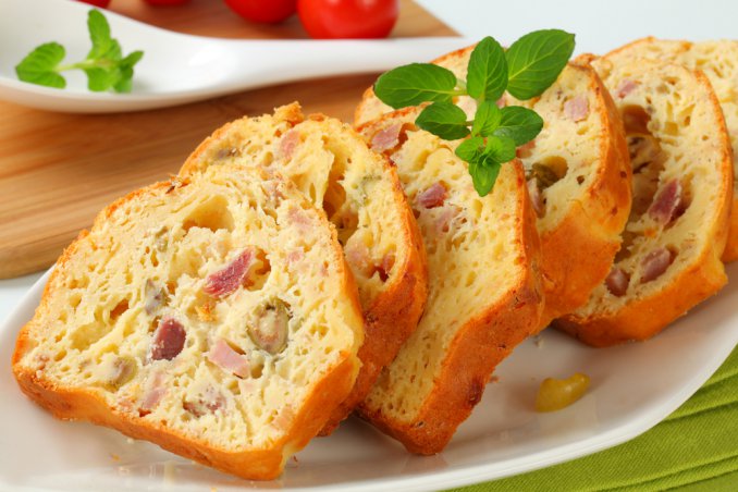 babà rustico salato prosciutto emmenthal