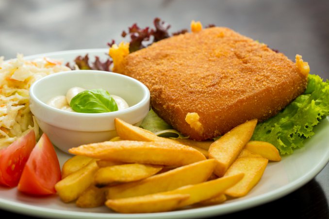 mozzarella carrozza napoli pane alici