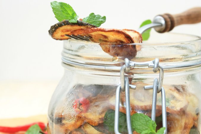 melanzane zucchine cipollotti olio aceto