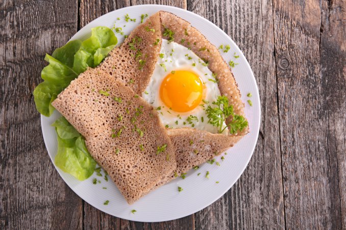 galette contadina uovo prosciutto formaggio