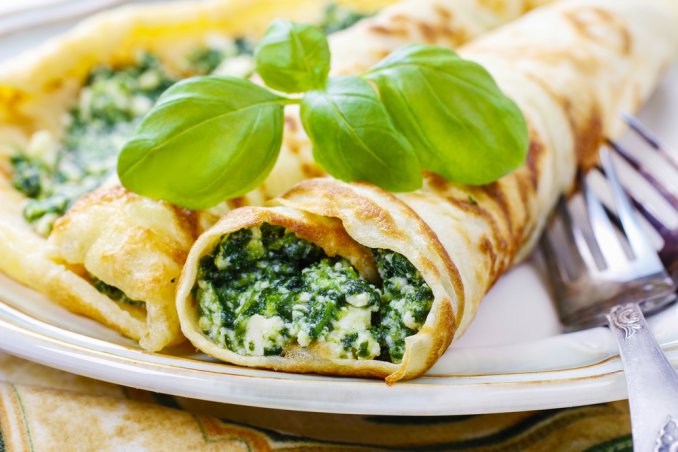 crêpes crespelle cannelloni spinaci ricotta