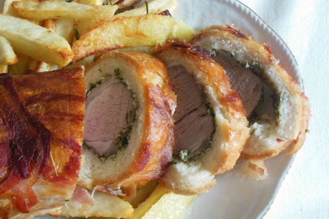 arrosto in crosta di pane