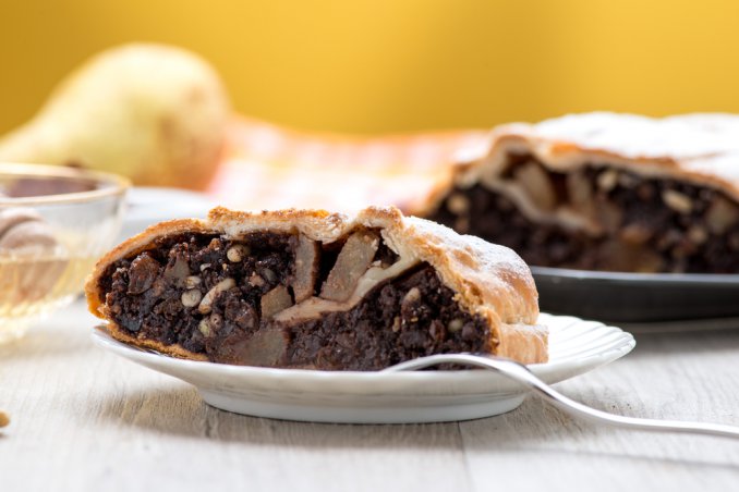 strudel cioccolato mandorle pere