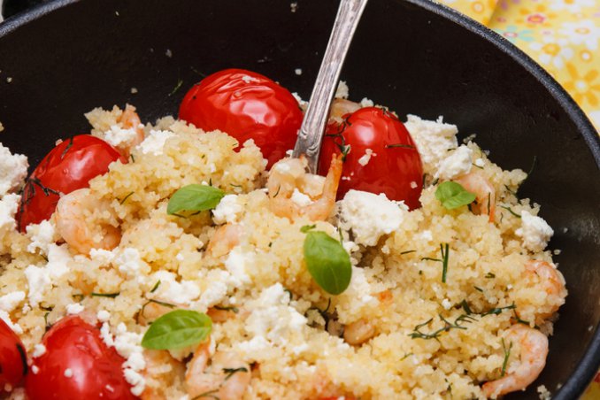 couscous pesto basilico pomodorini