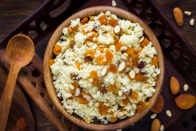 couscous dolce pistacchi cioccolato mandorle zucca candita