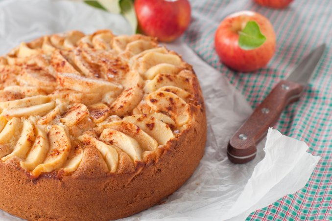 torta mele leggera burro