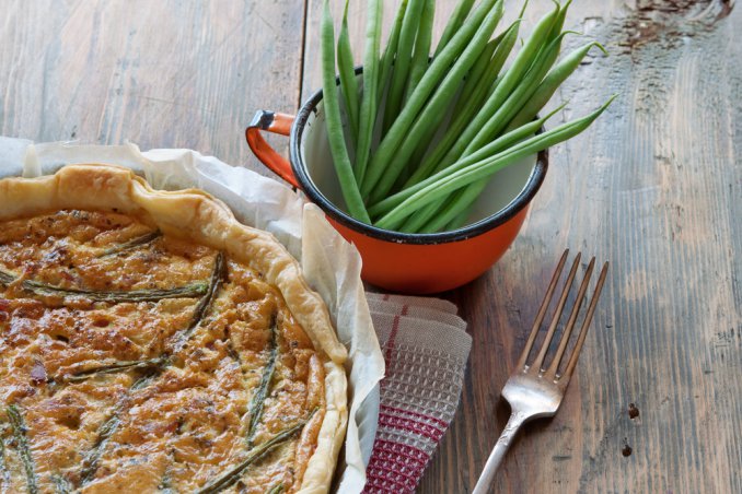 torta salata taccole biete