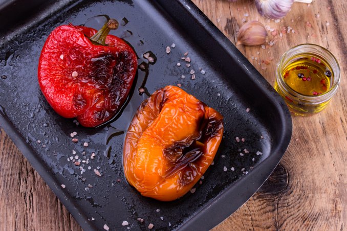 peperoni peperonata cipolla basilico