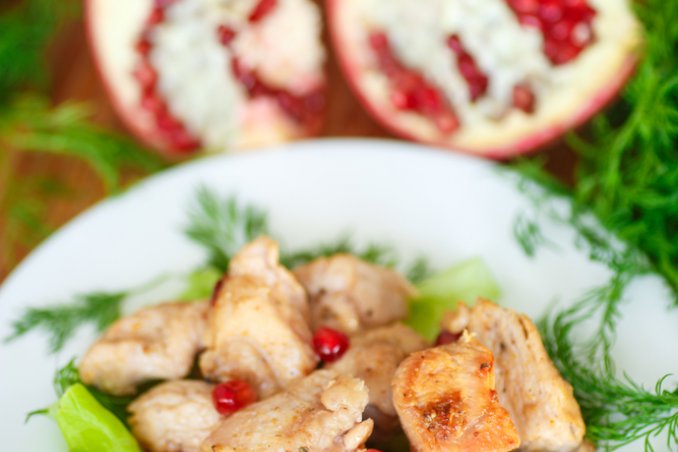 faraona padella melograno