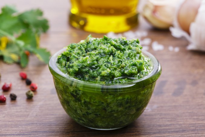 salsa verde ravigotta dragoncello erba cipollina prezzemolo olio aceto