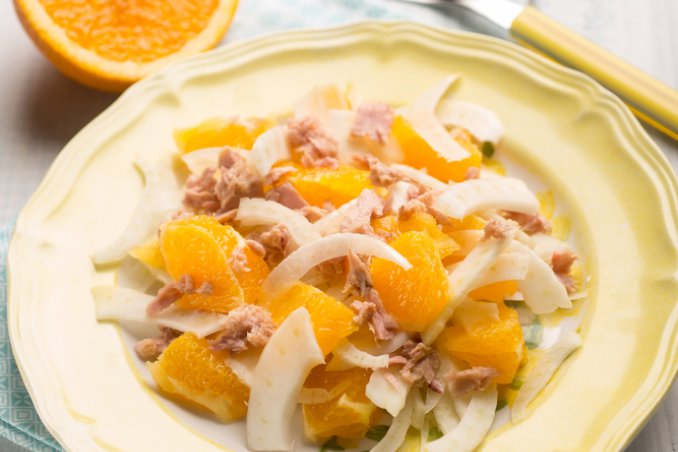 insalata arance finocchi carpaccio