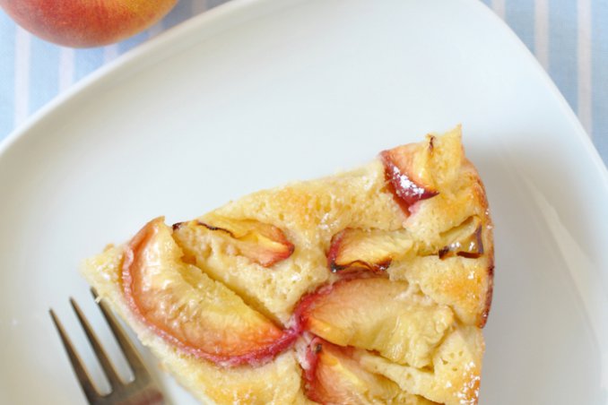 crostata pesche mandorle crema frangipane