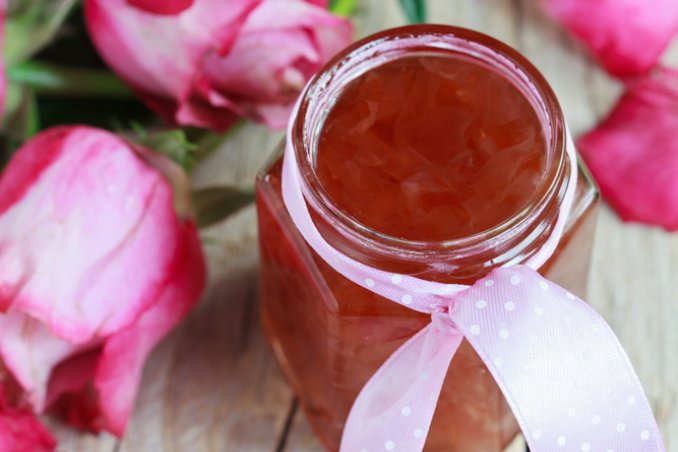 marmellata gelatina rose