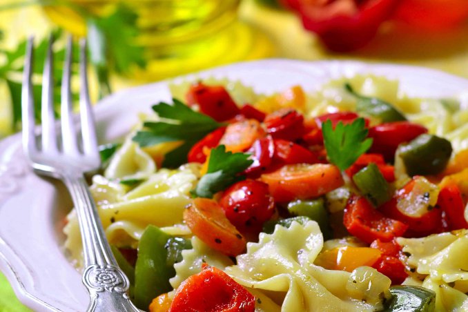 Pasta peperoni e formaggio philadelphia