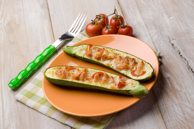 Zucchine ripiene al forno
