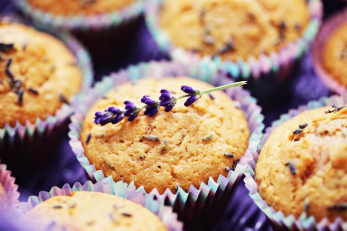 muffin tortini lavanda yogurt