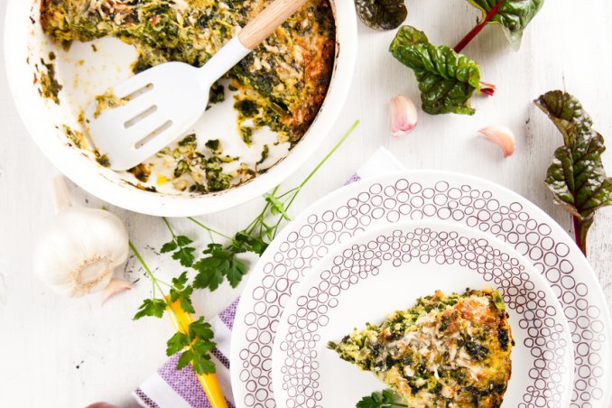 gratin bietole funghi forno formaggio vegetariano