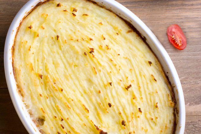 torta di patate con mortadella